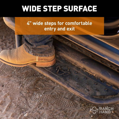 Product of Ranch Hand Mrsf151s6b6s Nerf Bar - Truck Wheel To Wheel