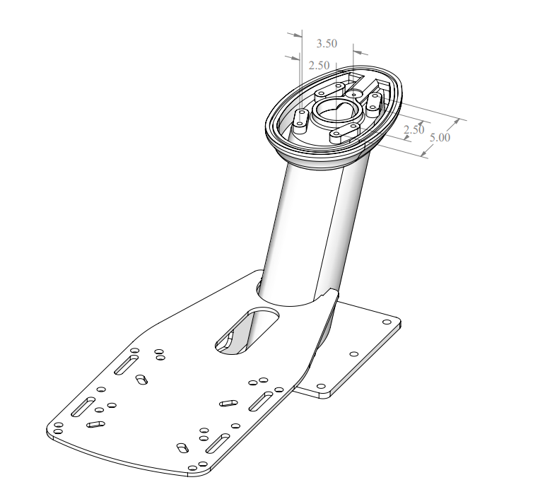 Product of Seaview Pmadm1m2blk Marine Modular Mount