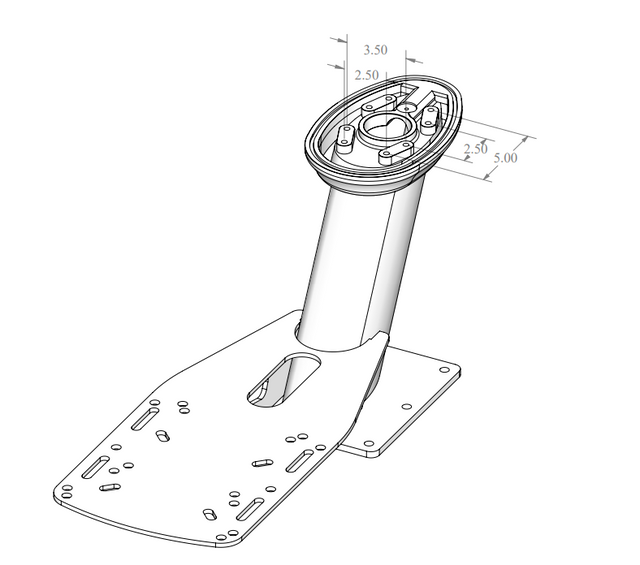 Product of Seaview Pmadm1m2blk Marine Modular Mount