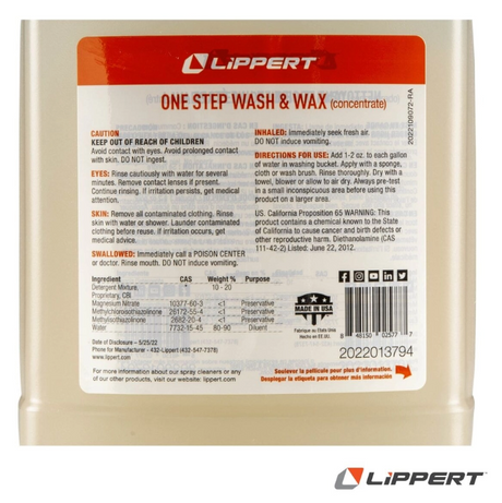 Product of Lippert Components 2022013794 Car Wash