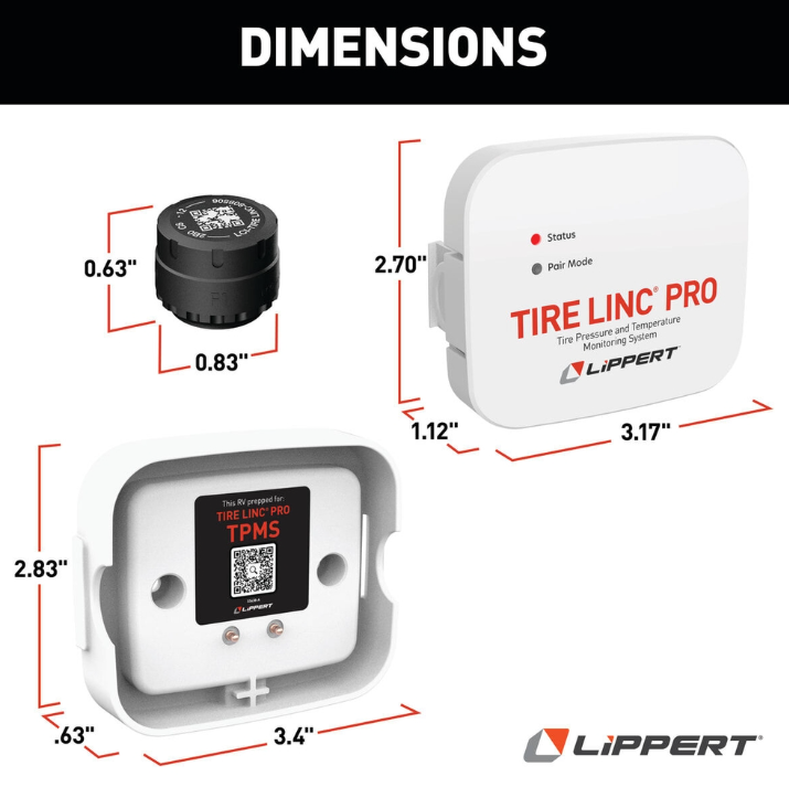 Product of Lippert Components 2024115891 Tire Pressure Monitoring System - Tpms