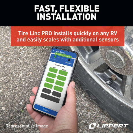 Product of Lippert Components 2024115891 Tire Pressure Monitoring System - Tpms