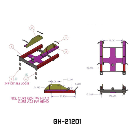 Gen-Y Hitch GH-21201 Fifth Wheel Trailer Hitch