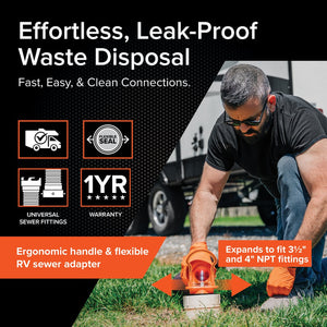 Camco 39730 Sewer Hose Connector