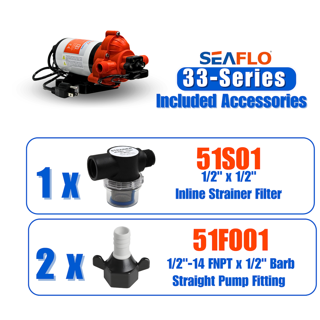 Product of Seaflo Sfdpa1-033-045-33 Fresh Water Pump