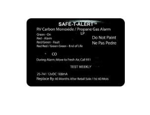 Mti Industry 25 Series 12-Volt Safe-T-Alert Mini-25741BL