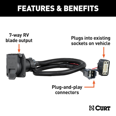 Product of Curt 56326 Trailer Wiring Connector
