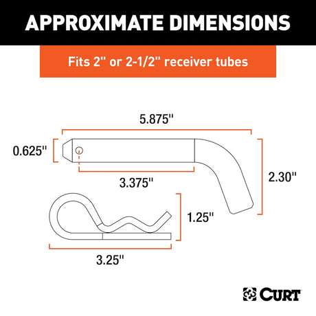 Product of Curt 21580 Trailer Hitch Pin