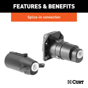 Product of Curt 58152 Trailer Wiring Connector