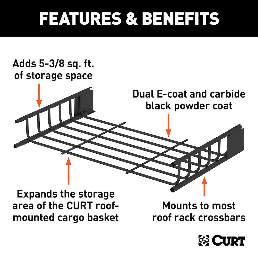 Product of Curt 18117 Roof Basket Extension