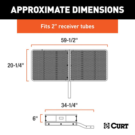 Product of Curt 18150 Trailer Hitch Cargo Carrier