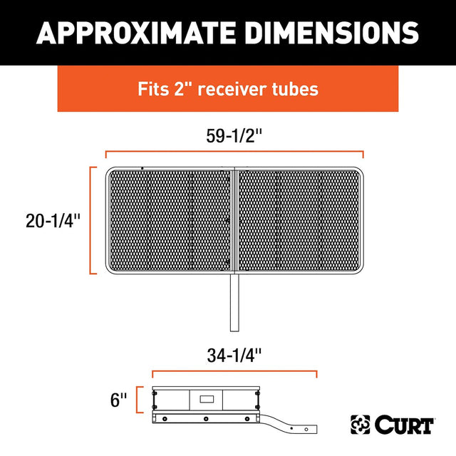 Product of Curt 18150 Trailer Hitch Cargo Carrier