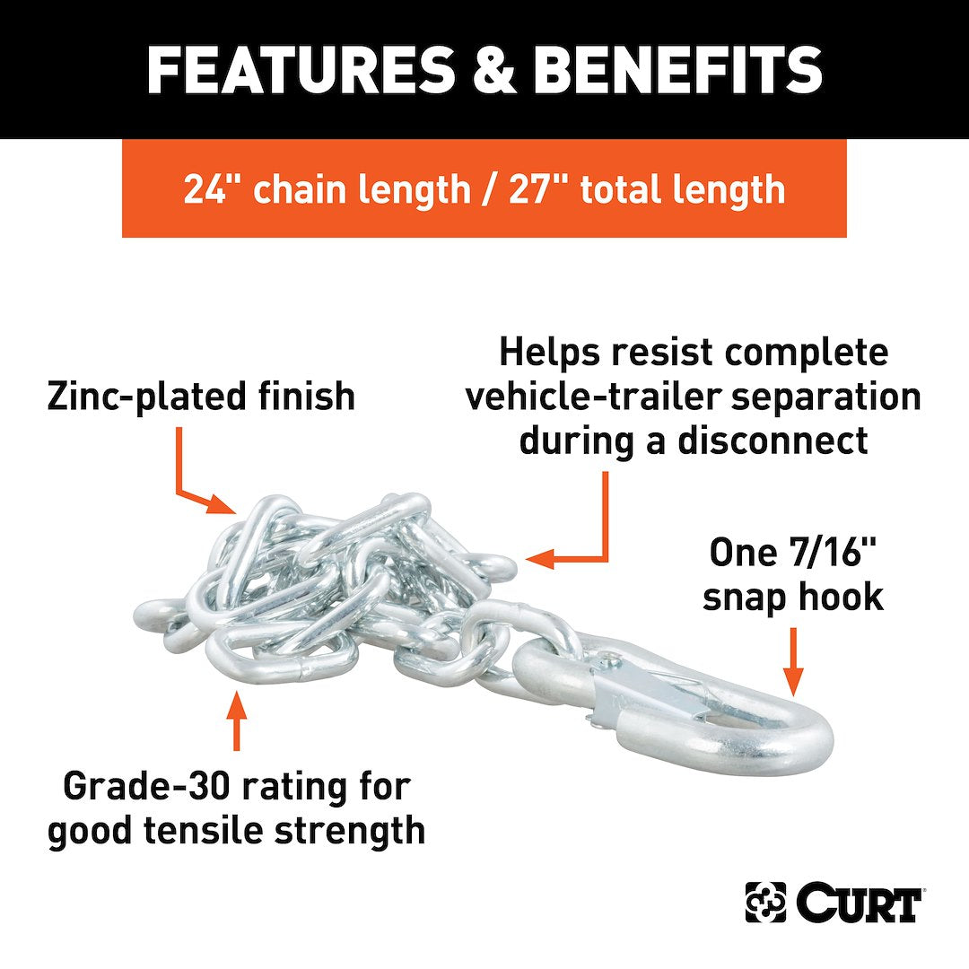 Product of Curt 80313 Trailer Safety Chain
