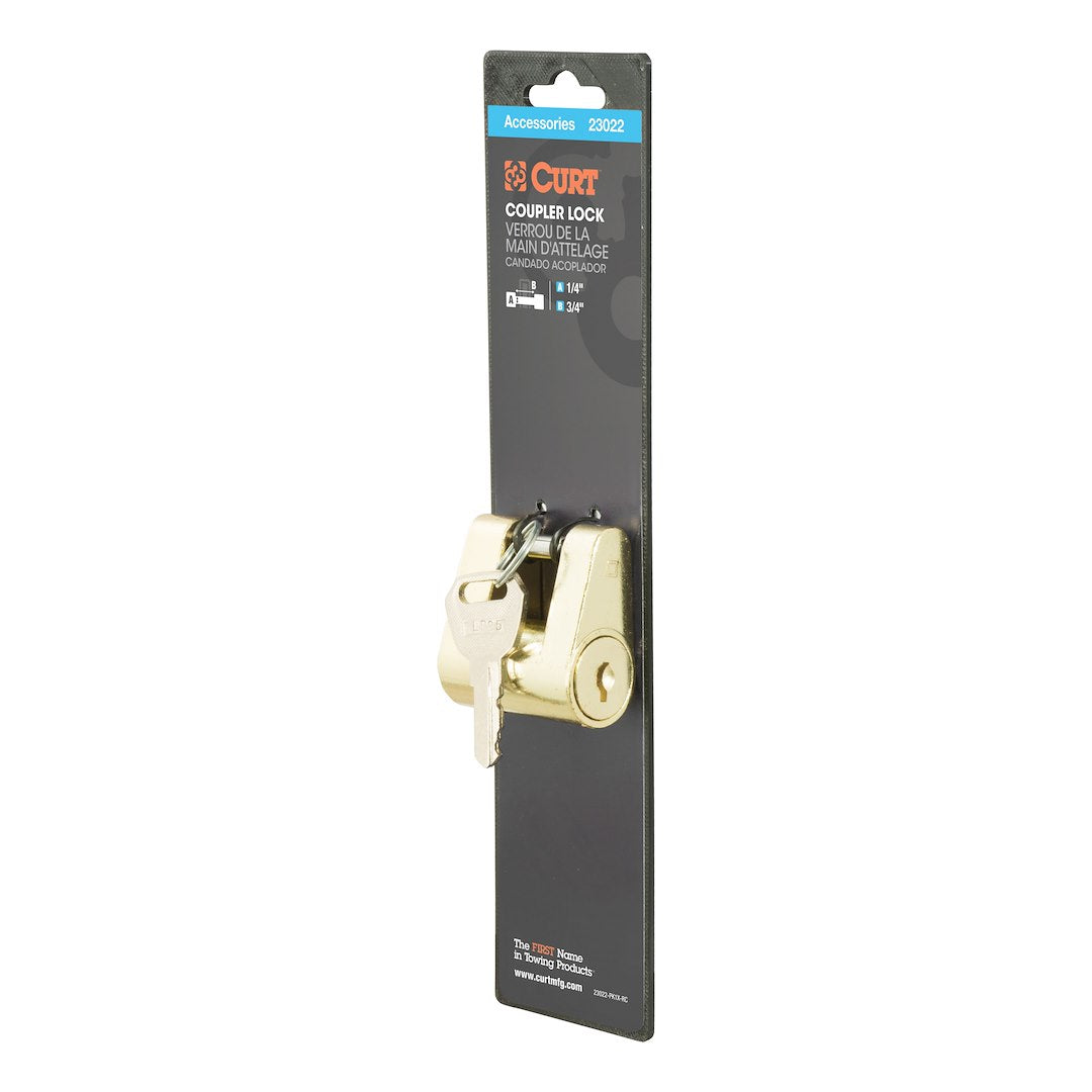 Product of Curt 23022 Trailer Coupler Lock