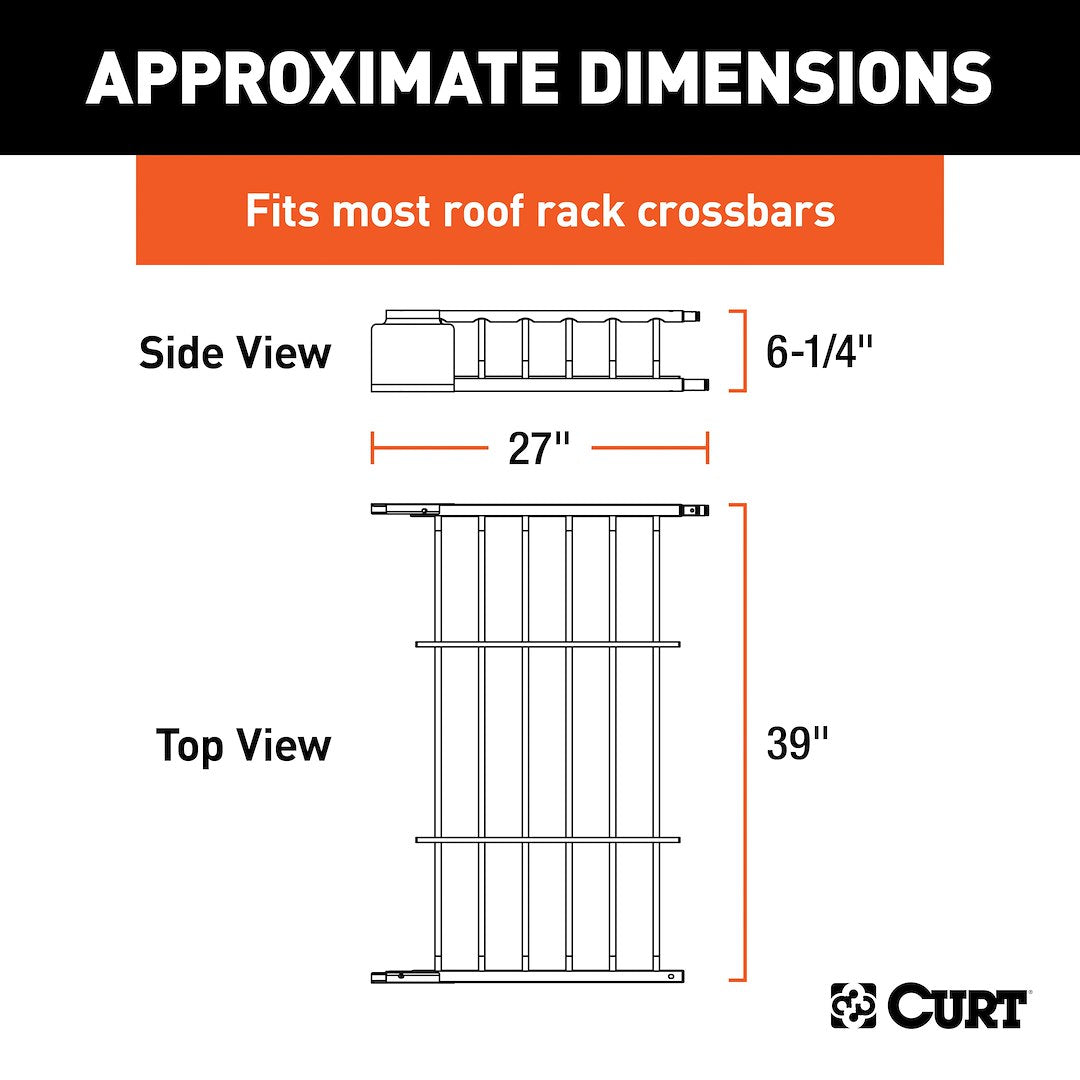 Product of Curt 18117 Roof Basket Extension