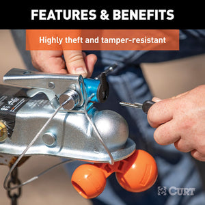 Product of Curt 23082 Trailer Coupler Lock