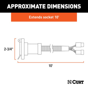 Product of Curt 56001 Trailer Wiring Connector