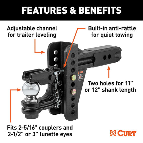 Product of Curt 45908 Pintle Hook