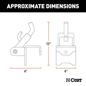 Product of Curt 17208 Weight Distribution Hitch Bracket