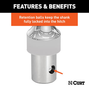 Product of Curt 60628 Gooseneck Trailer Hitch Ball