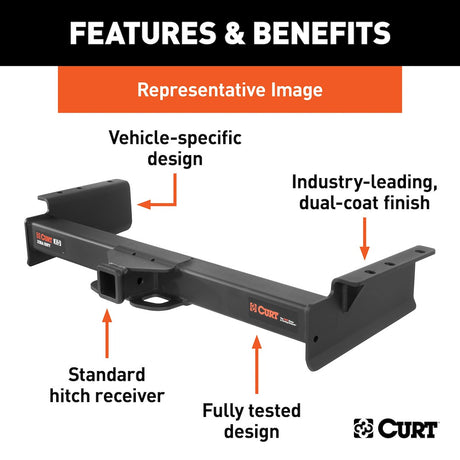 Product of Curt 15319 Trailer Hitch Rear
