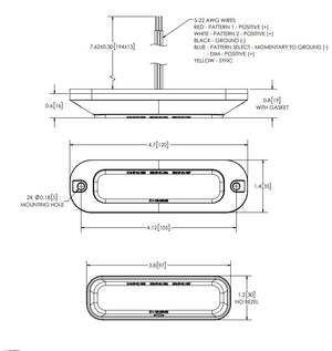 Product of Ecco Electronic Ed3704a Warning Light