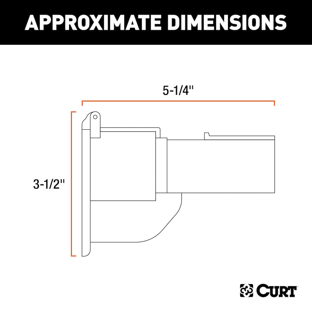 Product of Curt 57727 Trailer Wiring Connector Adapter