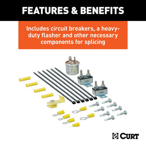 Product of Curt 57186 Trailer Wiring Connector Adapter