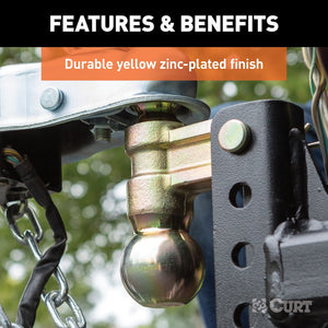 Product of Curt 45903 Trailer Hitch Ball Mount