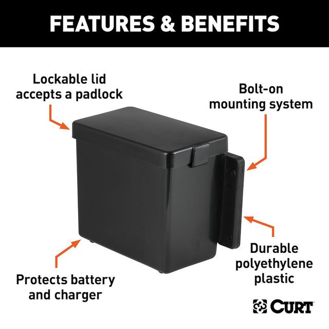 Product of Curt 52022 Trailer Breakaway System Battery Box