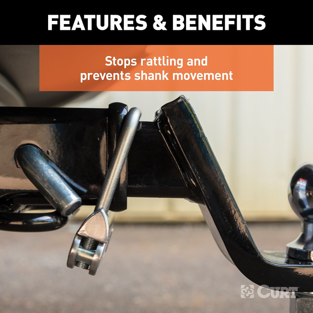 Product of Curt 22325 Trailer Hitch Receiver Tube Anti Rattle Bracket