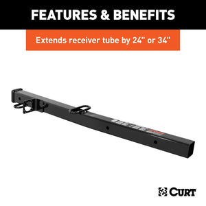 Product of Curt 45048 Trailer Hitch Receiver Tube Adapter