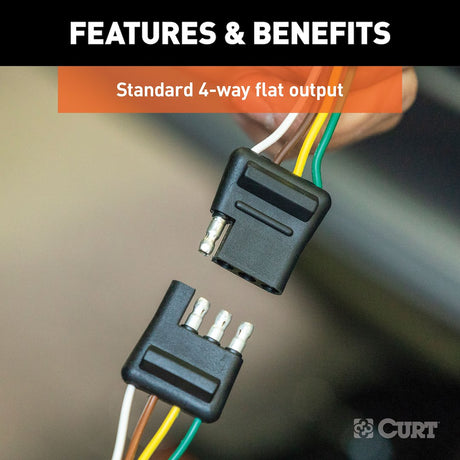 Product of Curt 58380 Trailer Wiring Connector