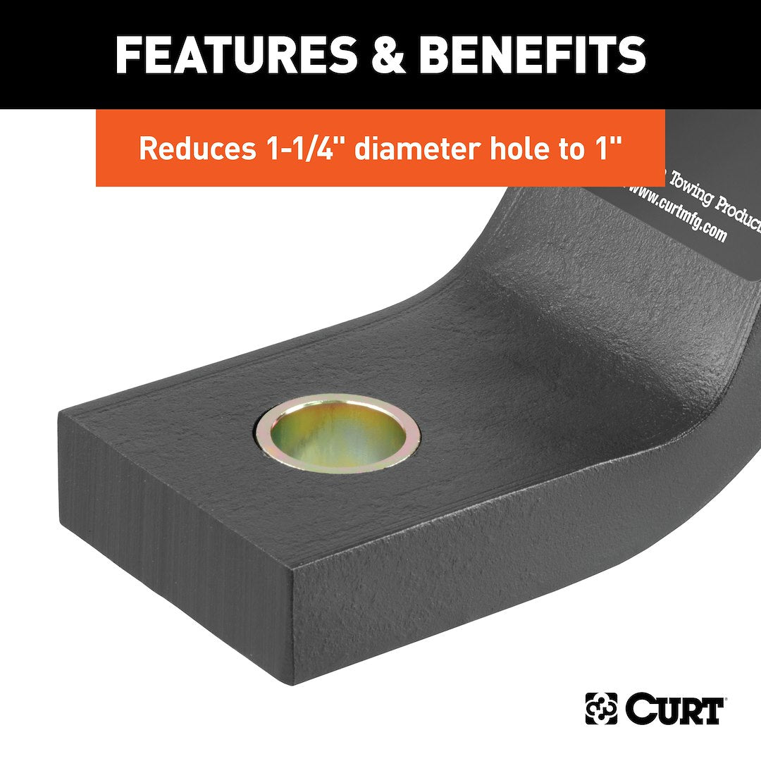 Product of Curt 21201 Trailer Hitch Ball Shank Reducer