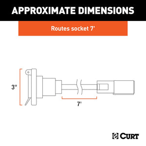 Product of Curt 56080 Trailer Wiring Connector