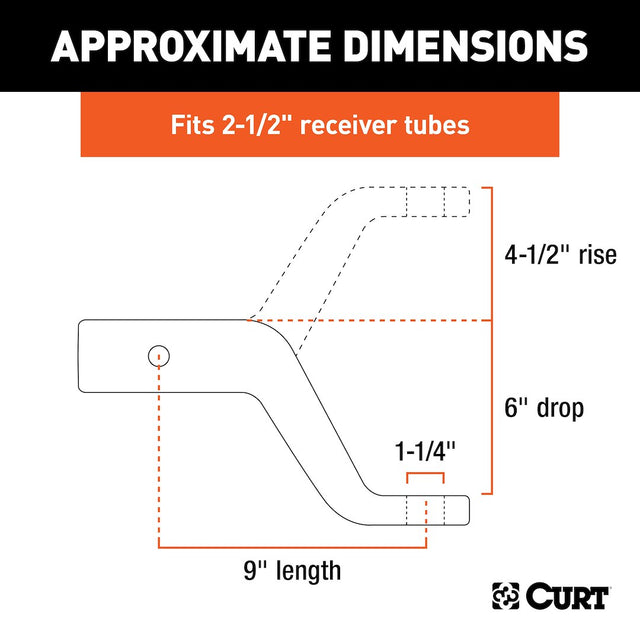 Product of Curt 45459 Trailer Hitch Ball Mount