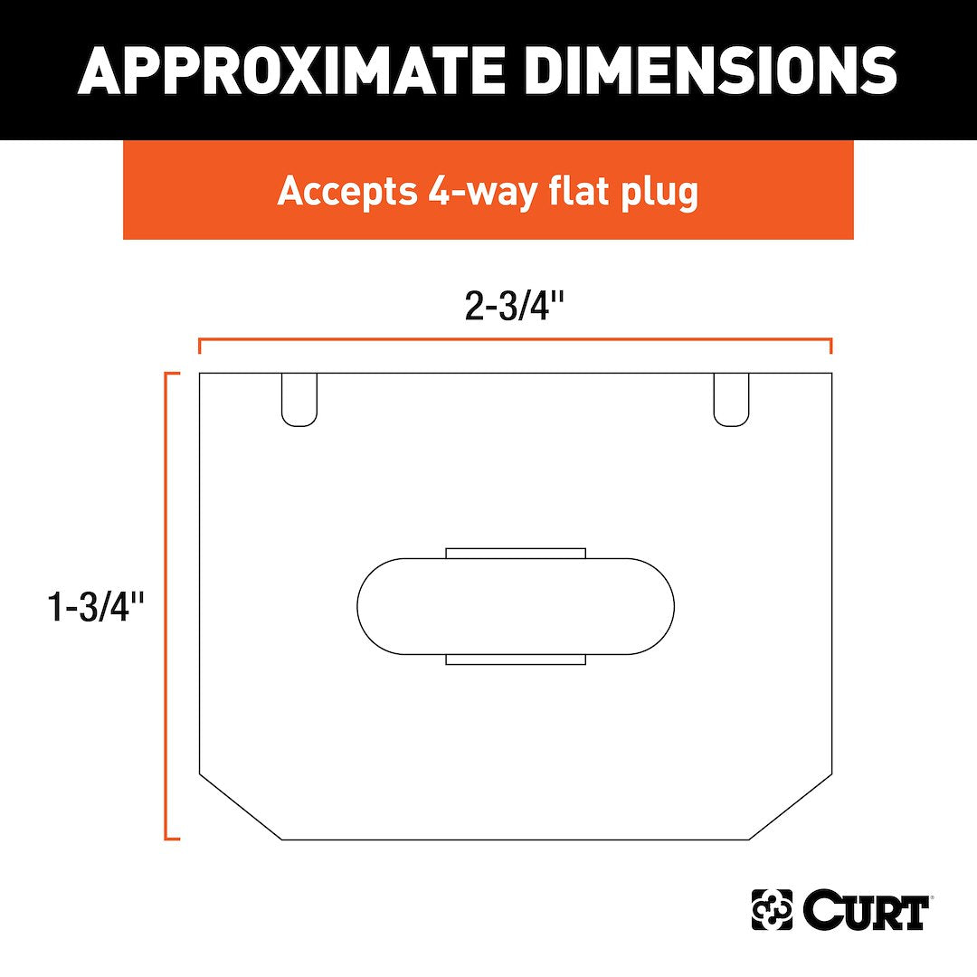 Product of Curt 58345 Trailer Wiring Connector
