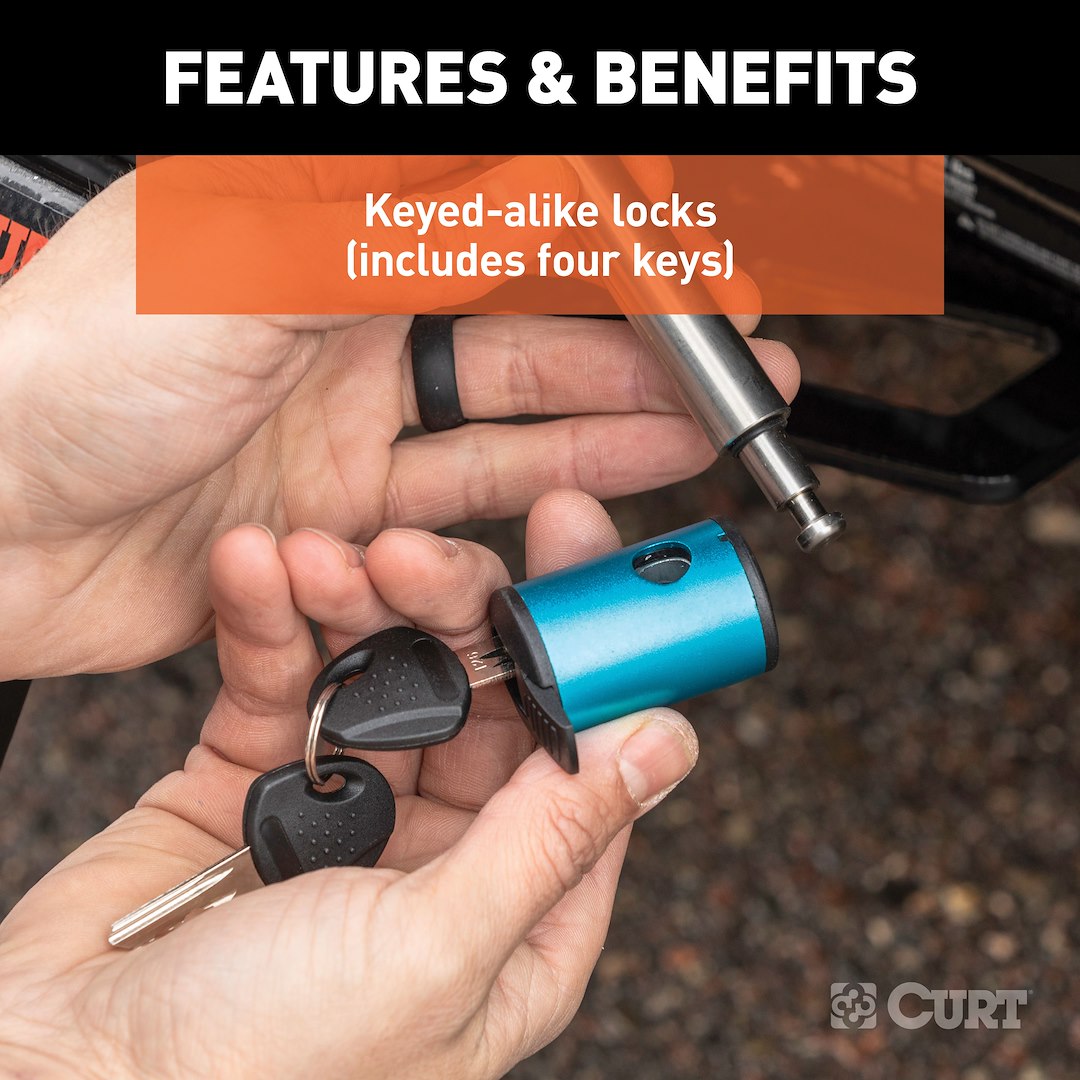 Product of Curt 23505 Trailer Coupler Lock