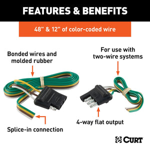 Product of Curt 58355 Trailer Wiring Connector