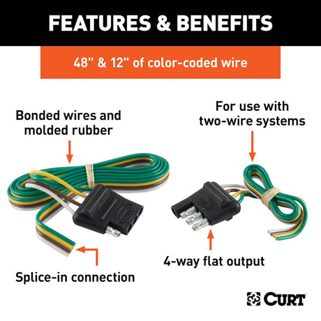 Product of Curt 58355 Trailer Wiring Connector