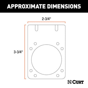 Product of Curt 58291 Trailer Wiring Connector Mounting Bracket