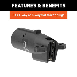 Product of Curt 57004 Trailer Wiring Connector Adapter