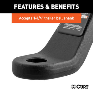 Product of Curt 45430 Trailer Hitch Ball Mount