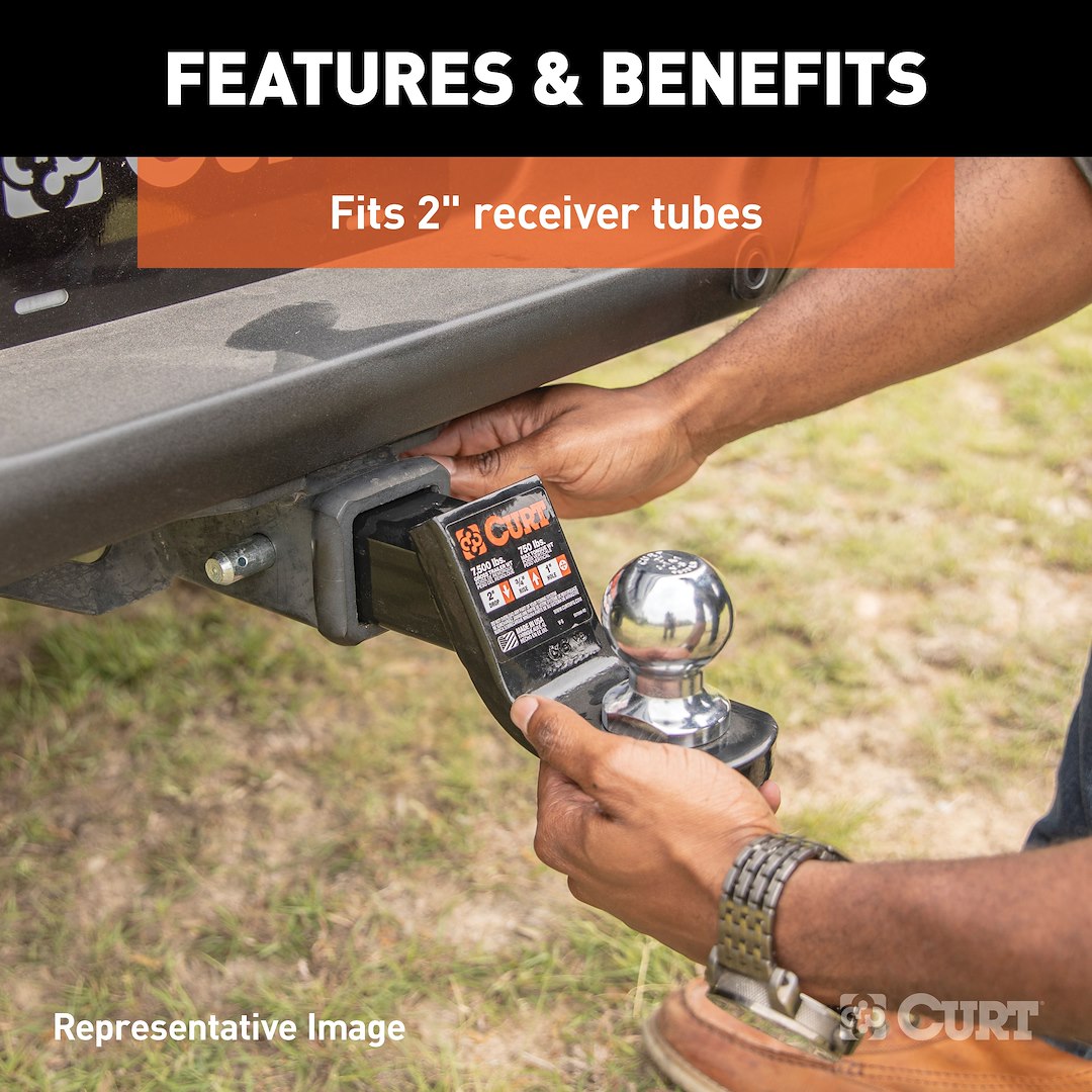 Product of Curt 45338 Trailer Hitch Ball Mount