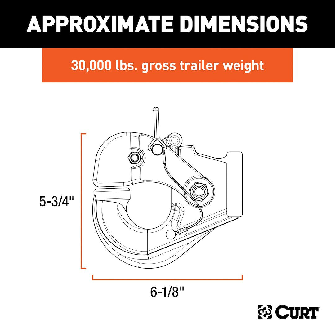 Product of Curt 48215 Pintle Hook