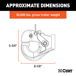 Product of Curt 48215 Pintle Hook