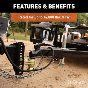 Product of Curt 45900 Trailer Hitch Ball Mount
