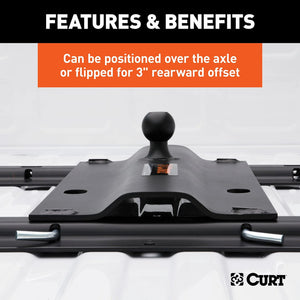 Product of Curt 16055 Fifth Wheel Trailer Hitch Conversion Kit