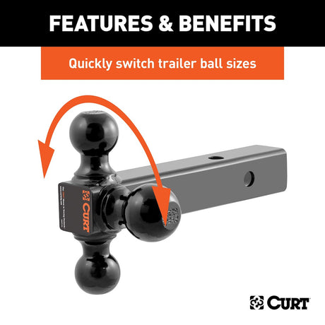 Product of Curt 45652 Trailer Hitch Ball Mount