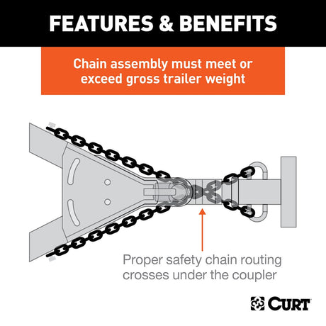Product of Curt 80300 Trailer Safety Chain